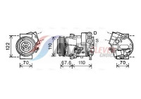 Compressor, air conditioning