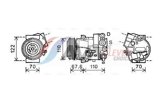 Compressor, air conditioning
