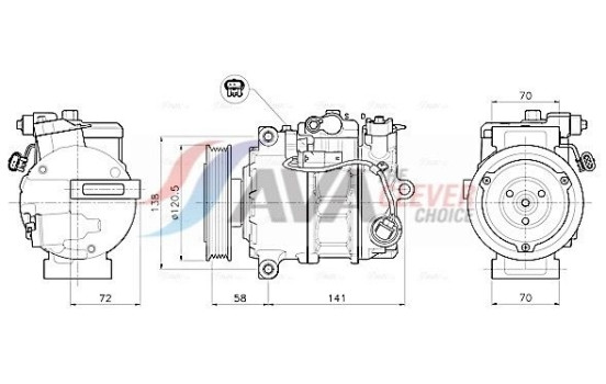 Compressor, air conditioning