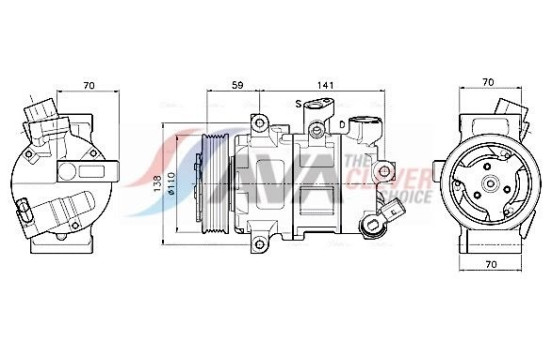 Compressor, air conditioning