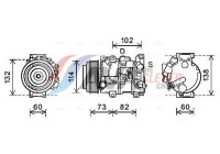 Compressor, air conditioning