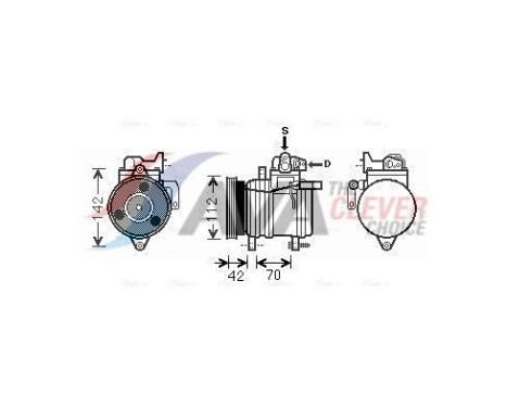 Compressor, air conditioning