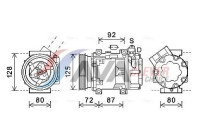 Compressor, air conditioning