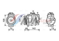 Compressor, air conditioning