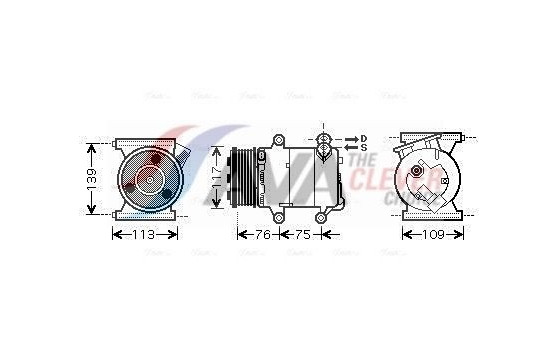Compressor, air conditioning