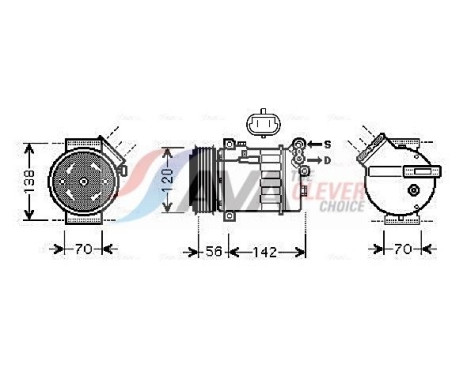 Compressor, air conditioning