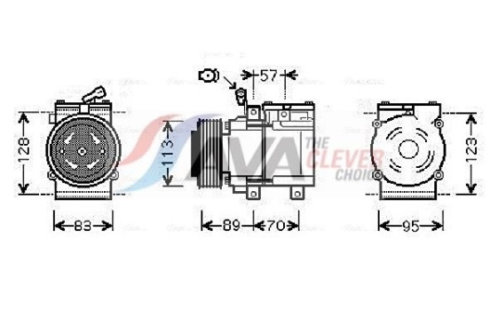 Compressor, air conditioning