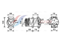 Compressor, air conditioning