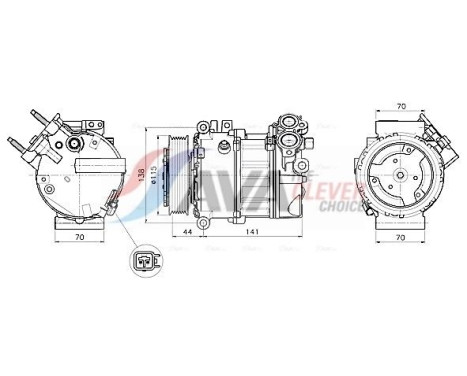 Compressor, air conditioning