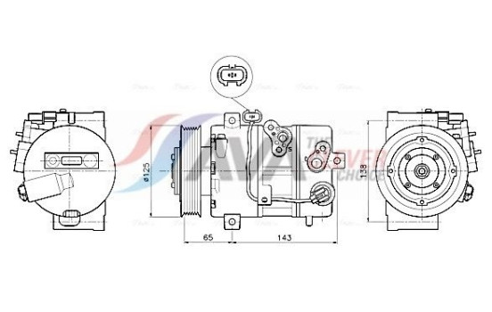 Compressor, air conditioning