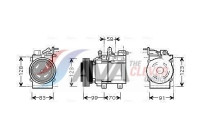 Compressor, air conditioning