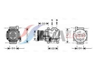 Compressor, air conditioning