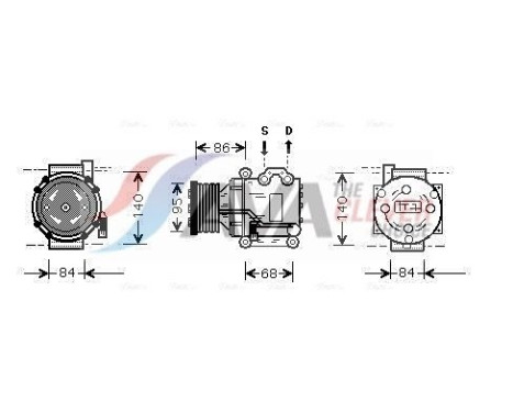 Compressor, air conditioning