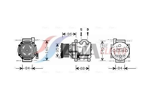 Compressor, air conditioning