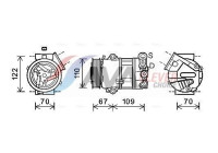 Compressor, air conditioning