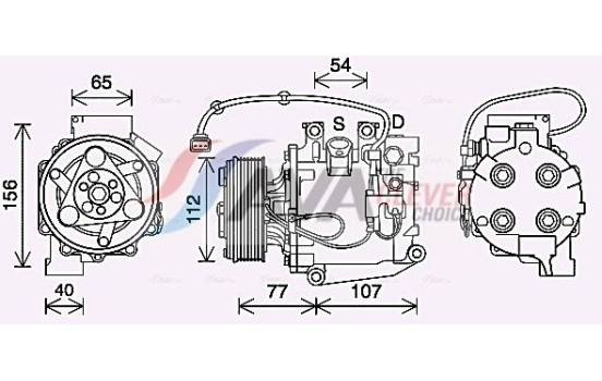 Compressor, air conditioning