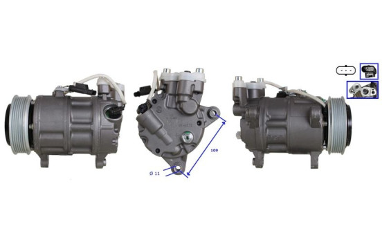 Compressor, air conditioning