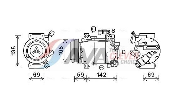 Compressor, air conditioning