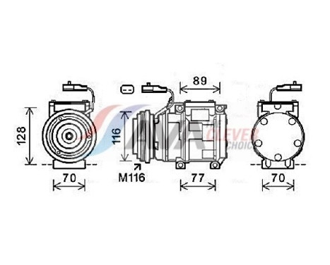 Compressor, air conditioning