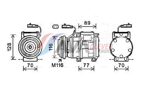 Compressor, air conditioning