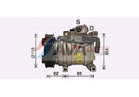 Compressor, air conditioning