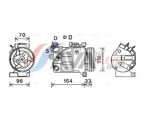 Compressor, air conditioning