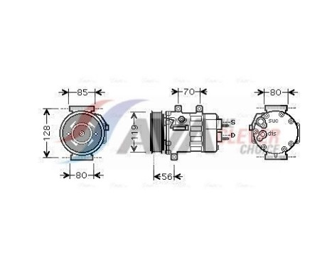 Compressor, air conditioning