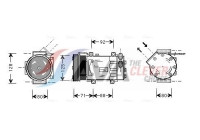 Compressor, air conditioning