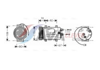 Compressor, air conditioning