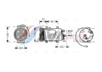 Compressor, air conditioning