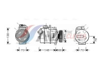 Compressor, air conditioning