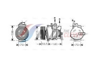 Compressor, air conditioning