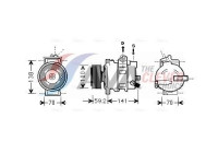 Compressor, air conditioning