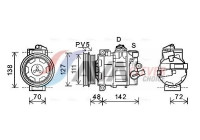 Compressor, air conditioning