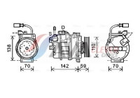 Compressor, air conditioning