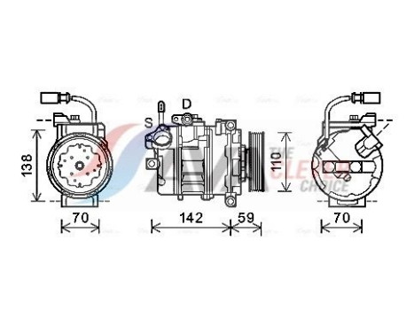 Compressor, air conditioning
