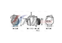 Compressor, air conditioning