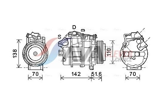 Compressor, air conditioning