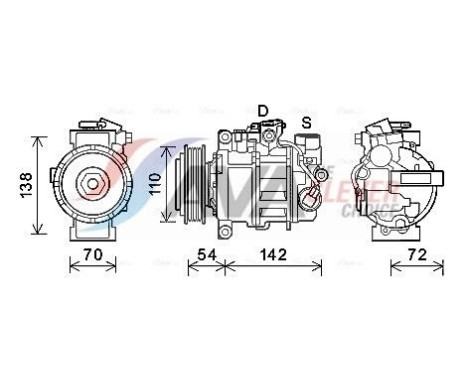 Compressor, air conditioning