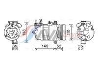 Compressor, air conditioning