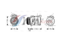 Compressor, air conditioning