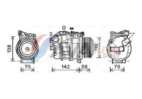 Compressor, air conditioning