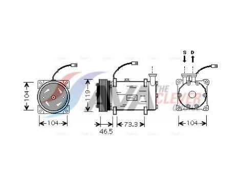Compressor, air conditioning