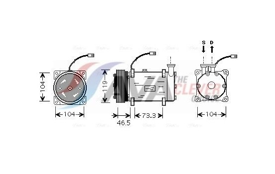 Compressor, air conditioning