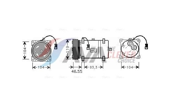 Compressor, air conditioning