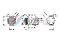 Compressor, air conditioning