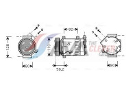 Compressor, air conditioning