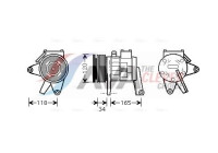 Compressor, air conditioning