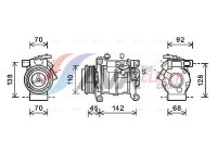 Compressor, air conditioning