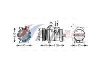 Compressor, air conditioning